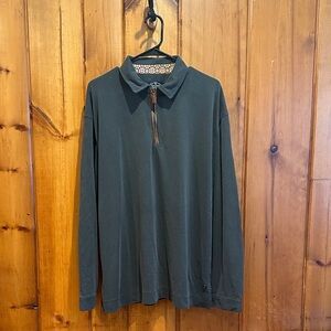 Nat Nast Men’s Charcoal Grey 1/4 Zip Size XXL